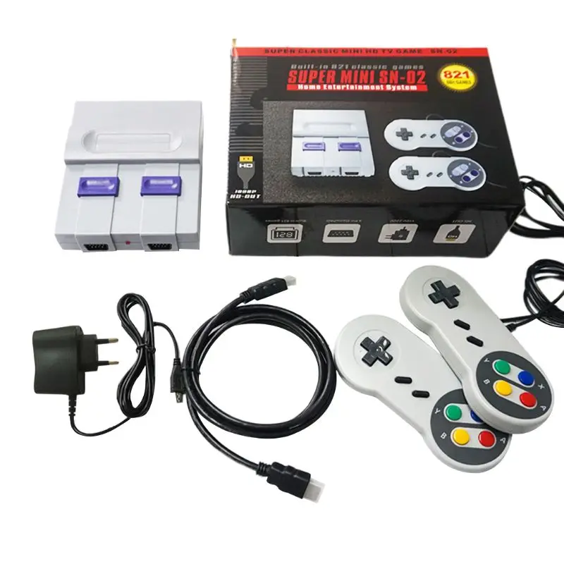 SUPER MINI NES Retro Classic Video Game Console TV Game Player Built-in 821 Games with Dual Gamepads X6HB
SUPER MINI NES Retro Classic Video Game Console TV Game Player Built-in 821 Games with Dual Gamepads X6HB