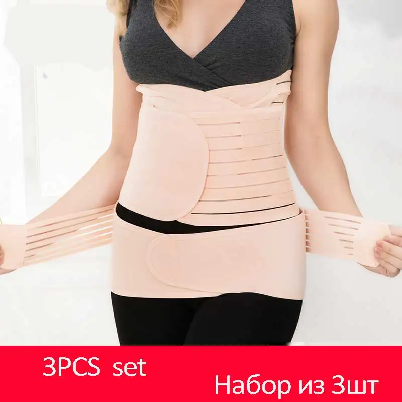 Фото 3 ленты послеродовой пояс бандажные повязки для беременных | Бандажи для похудения (4000554956375)