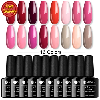 UR SUGAR 16Pcs/set 7.5ml Soak Off UV Gel Polish Pink Glitter Long-Lasting Nail Art Gel varnish Varnish
UR SUGAR 16Pcs/set 7.5ml Soak Off UV Gel Polish Pink Glitter Long-Lasting Nail Art Gel varnish Varnish