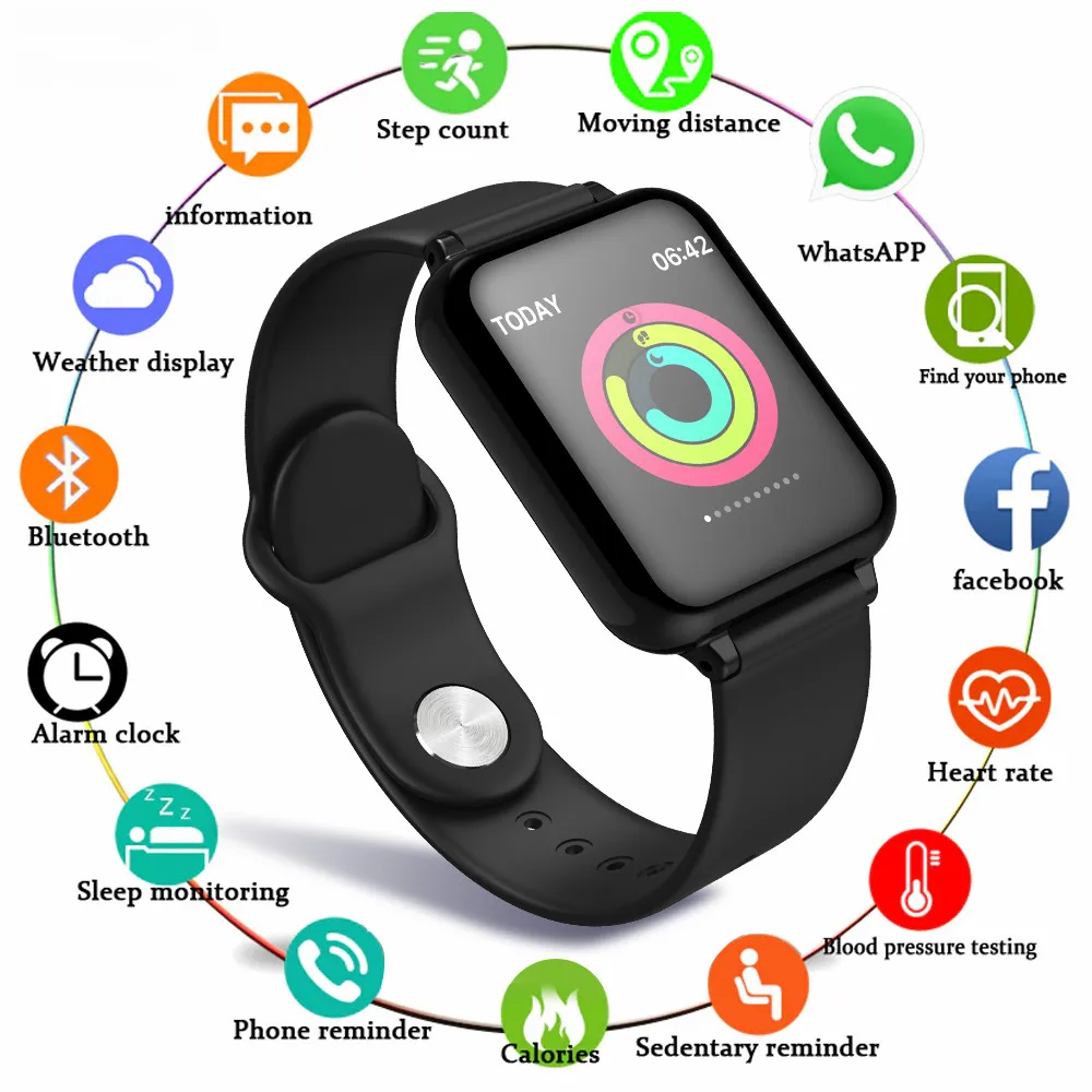 Smartwatch B57 B57 smart watch waterproof heart rate monitor blood pressure multiple sport mode smartwatch women men wearable
Smartwatch B57 B57 smart watch waterproof heart rate monitor blood pressure multiple sport mode smartwatch women men wearable
