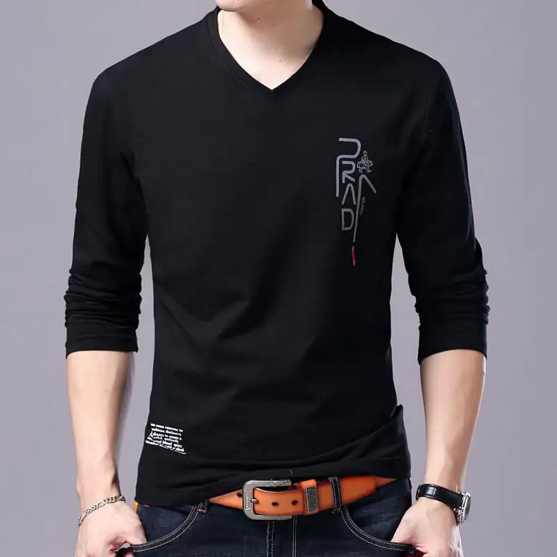 2019 New Fashion Brand T Shirt For Men Korean Boyfriend Gift Trending Tops Streetwear V Neck Print Long Sleeve Tee Men Clothes
2019 New Fashion Brand T Shirt For Men Korean Boyfriend Gift Trending Tops Streetwear V Neck Print Long Sleeve Tee Men Clothes