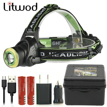 Litwod Z20 CREE XHP50 Led Headlamp Headlight Micro USB Rechargeable Head flashlight Torch Lamp with Portable Light XM-L T6 COB
Litwod Z20 CREE XHP50 Led Headlamp Headlight Micro USB Rechargeable Head flashlight Torch Lamp with Portable Light XM-L T6 COB