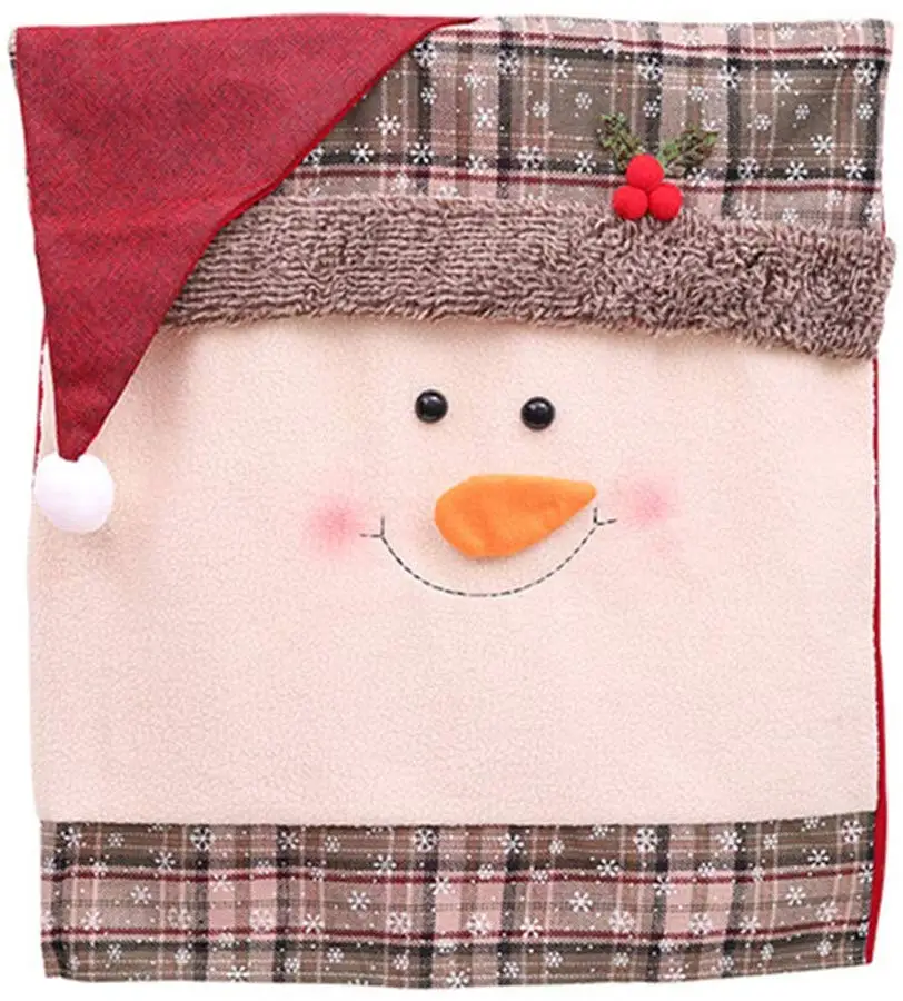 Christmas Chair Set Advanced Chair Back Cover Santa Chair Cover Santa Claus Snowman Chair Back Cover Removable Washable
Christmas Chair Set Advanced Chair Back Cover Santa Chair Cover Santa Claus Snowman Chair Back Cover Removable Washable