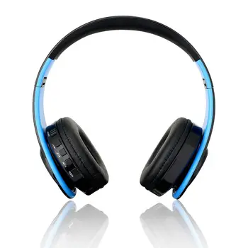 Wireless Headphones Bluetooth Headset Foldable Headphone Adjustable Earphones With Microphone For PC mobile phone Mp3, black-blu
Wireless Headphones Bluetooth Headset Foldable Headphone Adjustable Earphones With Microphone For PC mobile phone Mp3, black-blu