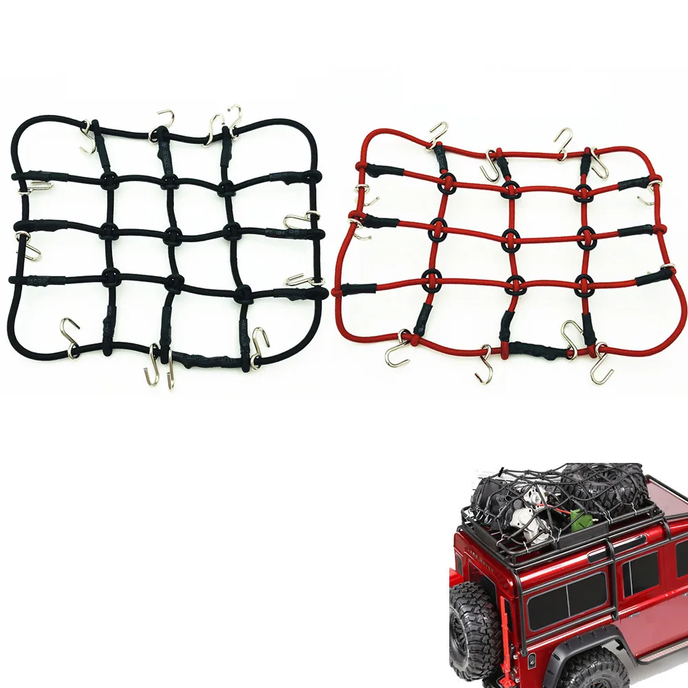RC Car 1:10 Parts Accessories Elastic Luggage Net for Axial SCX10 90046 Tamiya CC01 RC4WD D90 D110 Traxxas TRX-4 Rock Crawler
RC Car 1:10 Parts Accessories Elastic Luggage Net for Axial SCX10 90046 Tamiya CC01 RC4WD D90 D110 Traxxas TRX-4 Rock Crawler