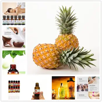 

Pineapple Essential Oil Pure Natural 10ML Pure Fruits Essential Oils Aromatherapy Diffusers Oil Healthy Calming Air Fresh Care