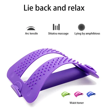 Relief Lumbar Traction Stretching Yoga Device Back Massage Board Prevention Lumbar Disc Herniation Brace Fitness Equipment 
Relief Lumbar Traction Stretching Yoga Device Back Massage Board Prevention Lumbar Disc Herniation Brace Fitness Equipment