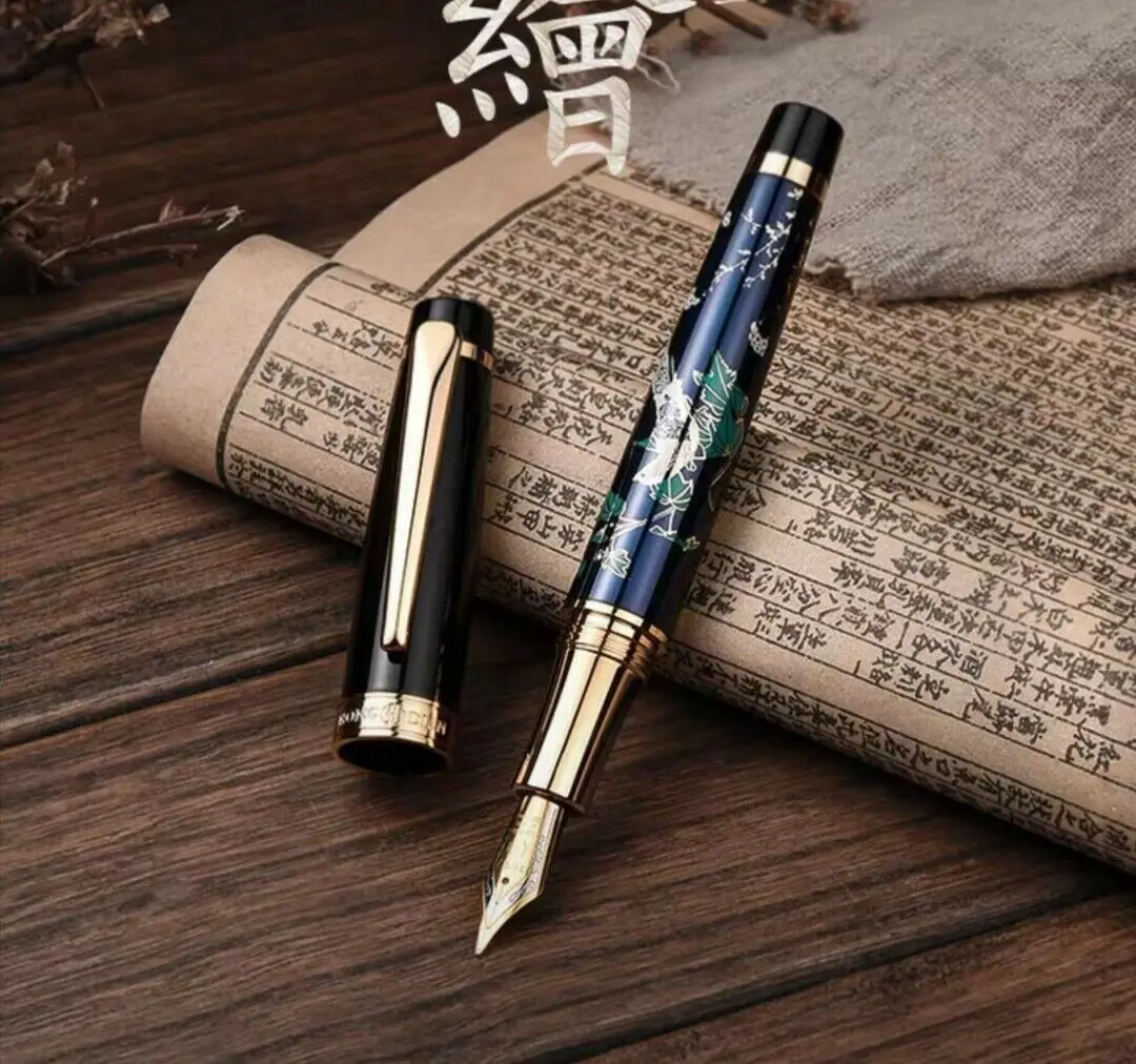 HD Maki-e Fountain Pen Fine Nib Metal Writing Pen Beautiful Pattern Collection Office Supplies Pen Unbox Packaging
HD Maki-e Fountain Pen Fine Nib Metal Writing Pen Beautiful Pattern Collection Office Supplies Pen Unbox Packaging
