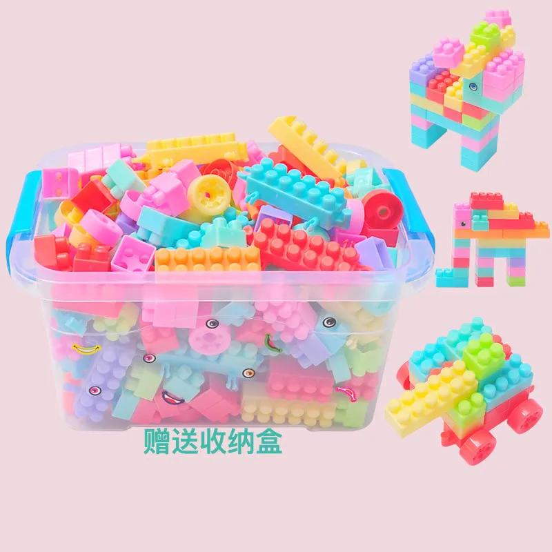 128pcs Building Blocks Gift Sticker Colorful Bulk Bricks With Figure Accessories Compatible LegoED DuploED Kids Toys
128pcs Building Blocks Gift Sticker Colorful Bulk Bricks With Figure Accessories Compatible LegoED DuploED Kids Toys