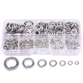 Spring Lock Washer,304 Stainless Steel Spring Lock Washer Assortment Set (410-Pcs,8-Size)
Spring Lock Washer,304 Stainless Steel Spring Lock Washer Assortment Set (410-Pcs,8-Size)