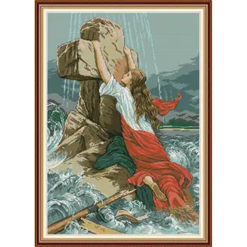 Joy Sunday Pattern Rescue DMC Cross-Stitch Printed Counted Canvas Handmade DIY Embroidery Needlework Kit for Gift and Home Decor
Joy Sunday Pattern Rescue DMC Cross-Stitch Printed Counted Canvas Handmade DIY Embroidery Needlework Kit for Gift and Home Decor