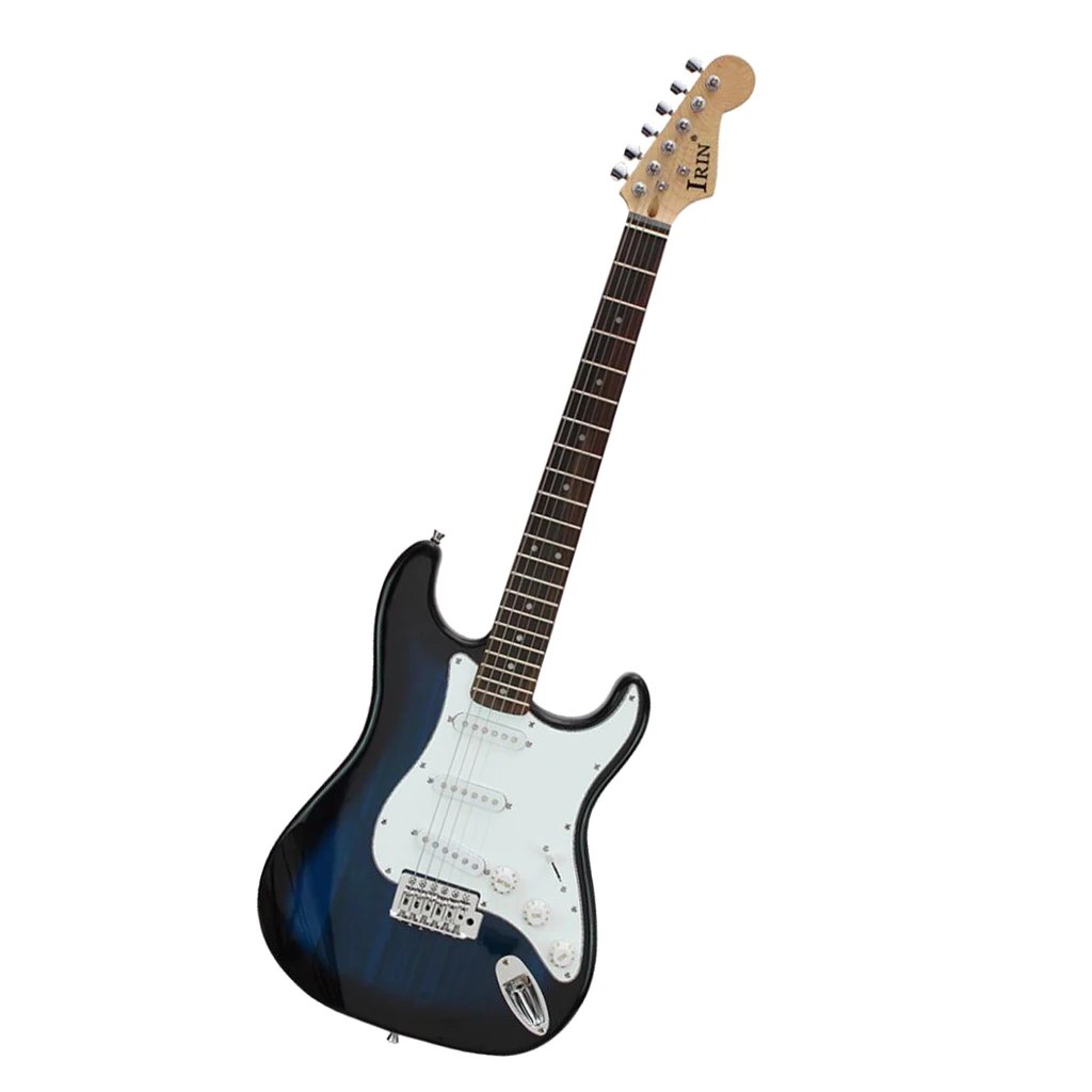 Solid Wood Electric Guitar with Bag Pick Strap String for Beginners Students Solid Wood Electric Guitar with Bag Pick Strap String for Beginners Students