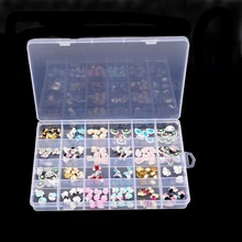 24 Slots Adjustable Jewelry Storage Box Case Craft Organizer Beads Ring Earrings Multi Grids Transparent Plastic Storage Box
24 Slots Adjustable Jewelry Storage Box Case Craft Organizer Beads Ring Earrings Multi Grids Transparent Plastic Storage Box