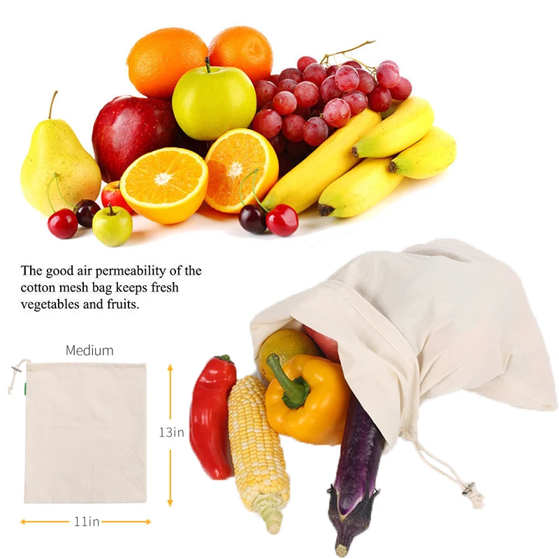 Reusable-String-Fruit-Vegetable-Rice-Bread-Bag-Grocery-Shopper-Rope-drawstring-Closure-Cotton-Home-Storage-Stuff (4)