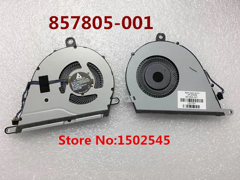 

original laptop CPU cooling fan for HP ENVY 15-AS 15-AS108TU 15-AS109TU 15-AS110TU TPN-I125 4PIN fan 857805-001 6033B0047201