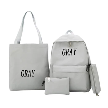 Vintage Bags for Student Birthday Gifts 4pcs/Set Student School Backpacks Teenagers Girl Canvas Book Bag Satchel Mochila
Vintage Bags for Student Birthday Gifts 4pcs/Set Student School Backpacks Teenagers Girl Canvas Book Bag Satchel Mochila