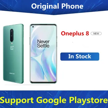 DHL Fast Delivery Oneplus 8 5G Cell Phone Snapdragon 865 Android 10.0 6.55" 3120x1440 90Hz 12GB RAM 256GB ROM 48.0MP 30W Charger