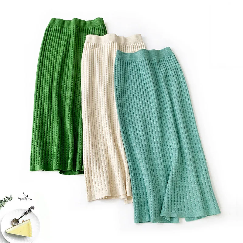Wasteheart Autumn Winter Gray Green Women Fashion Sexy Skirt High Waist Mid-calf Long Skirt Office Pencil Skirts A-Line Knitting
Wasteheart Autumn Winter Gray Green Women Fashion Sexy Skirt High Waist Mid-calf Long Skirt Office Pencil Skirts A-Line Knitting