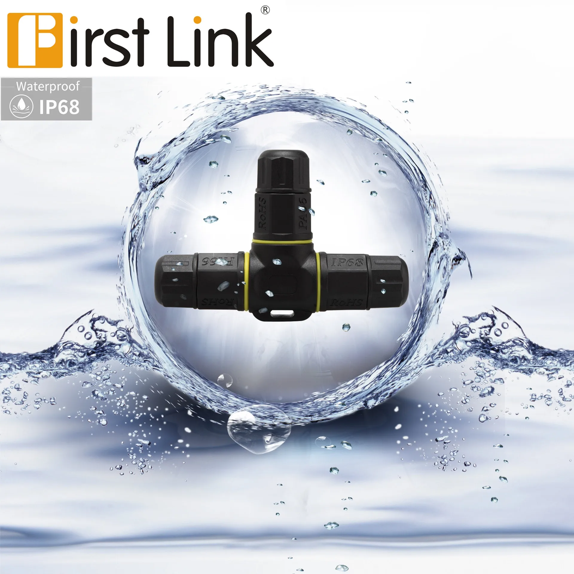 IP68 Waterproof Cable Connector Tee 3Pin Electrical Sealed Retardant AC Junction Box Wire Connectors Underwater Wiring 81286
IP68 Waterproof Cable Connector Tee 3Pin Electrical Sealed Retardant AC Junction Box Wire Connectors Underwater Wiring 81286