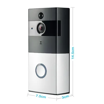 New Wire-free WiFi Video Doorbell With 8G TF Card 720P HD PIR Motion Detection Alerts Night Vision HD Camera UK Plug KQS8
New Wire-free WiFi Video Doorbell With 8G TF Card 720P HD PIR Motion Detection Alerts Night Vision HD Camera UK Plug KQS8