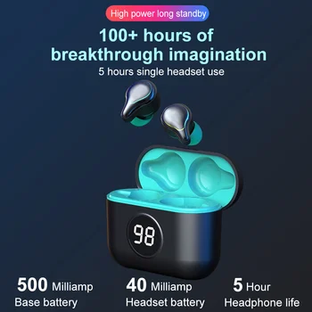 TWS Wireless Bluetooth Earphone Gaming Headset Music Earphones Wireless CVC8.0 Waterproof Earbuds LED Power Display With Mic
TWS Wireless Bluetooth Earphone Gaming Headset Music Earphones Wireless CVC8.0 Waterproof Earbuds LED Power Display With Mic