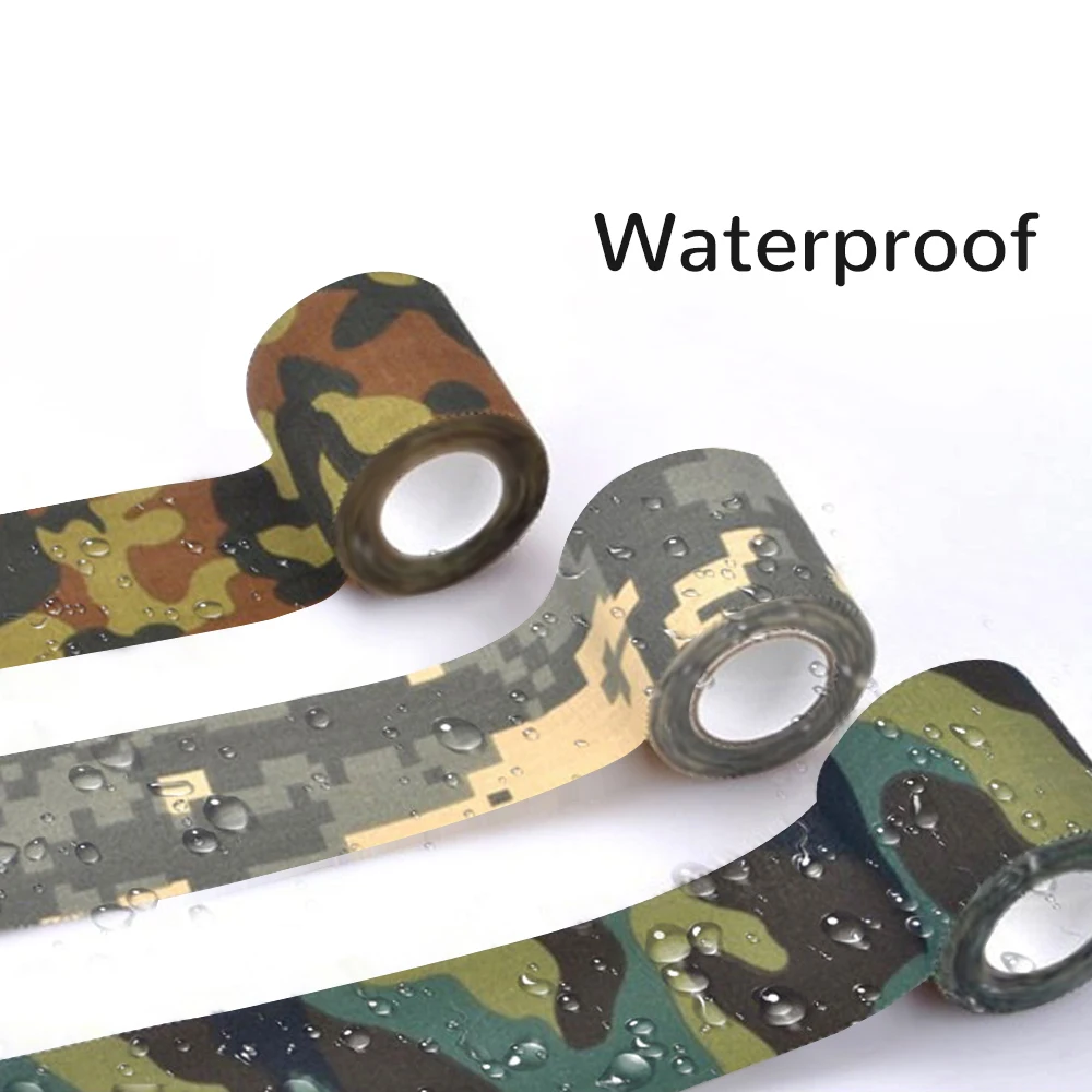 10M Outdoor Camouflage Printed Tapes Stretch Hunting Wrap Camo Duct Cloth Waterproof Bicycle Sticker Mini Tools 10mx5cm
10M Outdoor Camouflage Printed Tapes Stretch Hunting Wrap Camo Duct Cloth Waterproof Bicycle Sticker Mini Tools 10mx5cm