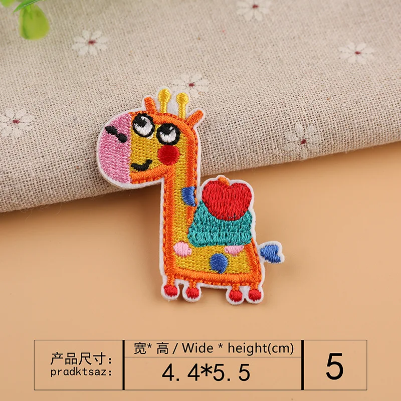 Embroidered Iron-on Patches Cloth Sewing Cloth DIY kids Motif Applique Sticker handmade patch Cartoon decoration animal giraffe
Embroidered Iron-on Patches Cloth Sewing Cloth DIY kids Motif Applique Sticker handmade patch Cartoon decoration animal giraffe