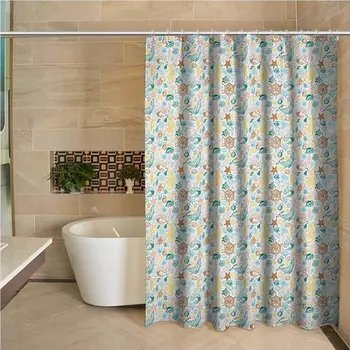 Pirates Hotel Quality Polyester Shower Curtain Marine Pattern with Artistic Nautical and Pirate Theme Elements High Seas
Pirates Hotel Quality Polyester Shower Curtain Marine Pattern with Artistic Nautical and Pirate Theme Elements High Seas