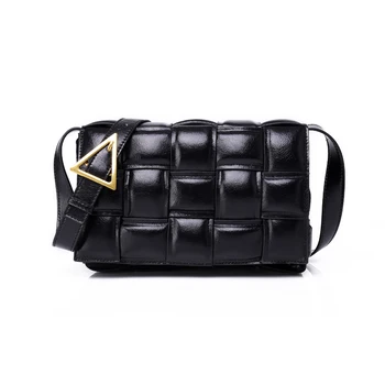 YILINSA High Quality Leather Cowhide Women Shoulder Bag 2020 Designer Fashion Lattice Crossbody Tote Bags Wild Women Handbag 
YILINSA High Quality Leather Cowhide Women Shoulder Bag 2020 Designer Fashion Lattice Crossbody Tote Bags Wild Women Handbag