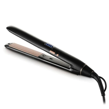 EU Plug Black LCD Display Ceramic Electric Splint Hair Straightener Negative Ion Hair Straightener Dual-Use Hair Curler Perm
EU Plug Black LCD Display Ceramic Electric Splint Hair Straightener Negative Ion Hair Straightener Dual-Use Hair Curler Perm
