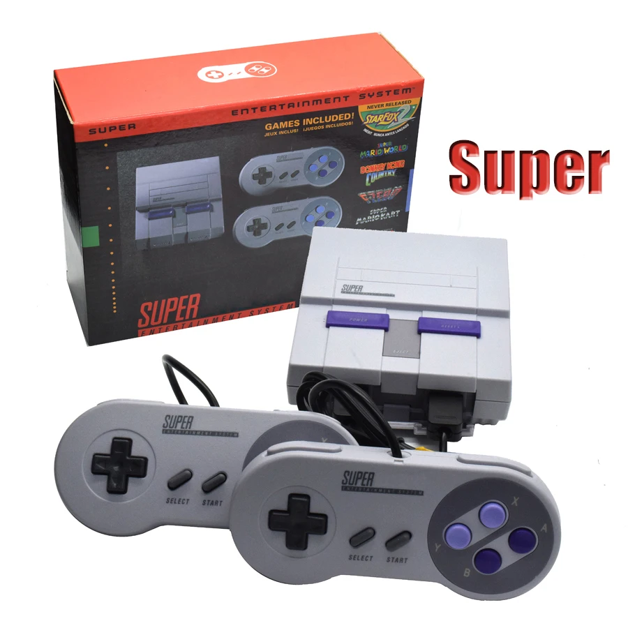 NEW Super HD HDMI Output SNES Retro Classic Handheld Video Game Player TV Mini Game Console Built-in 21 Games with Dual Gamepad
NEW Super HD HDMI Output SNES Retro Classic Handheld Video Game Player TV Mini Game Console Built-in 21 Games with Dual Gamepad