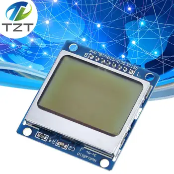 Smart Electronics LCD Module Display Monitor Blue backlight adapter PCB 84*48 84x84 lcd 5110 Nokia 5110 Screen for Arduino
Smart Electronics LCD Module Display Monitor Blue backlight adapter PCB 84*48 84x84 lcd 5110 Nokia 5110 Screen for Arduino
