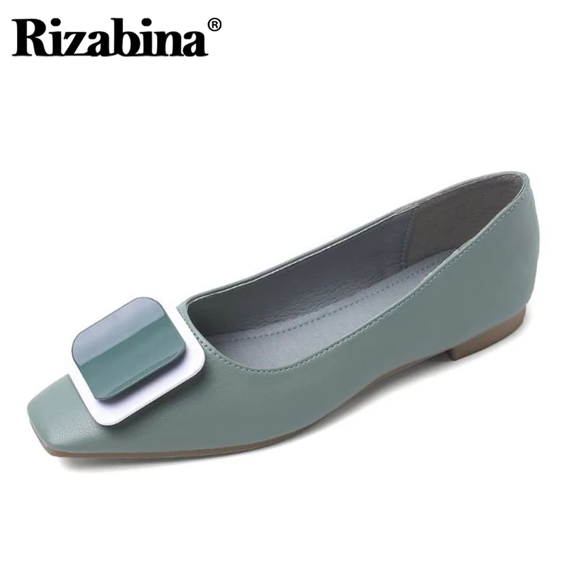 RIZABINA Women Flat Shoes Fashion Square Toe Genuine Leather Shoes Women New Design Slip On Office Work Footwear Size 33-41
RIZABINA Women Flat Shoes Fashion Square Toe Genuine Leather Shoes Women New Design Slip On Office Work Footwear Size 33-41