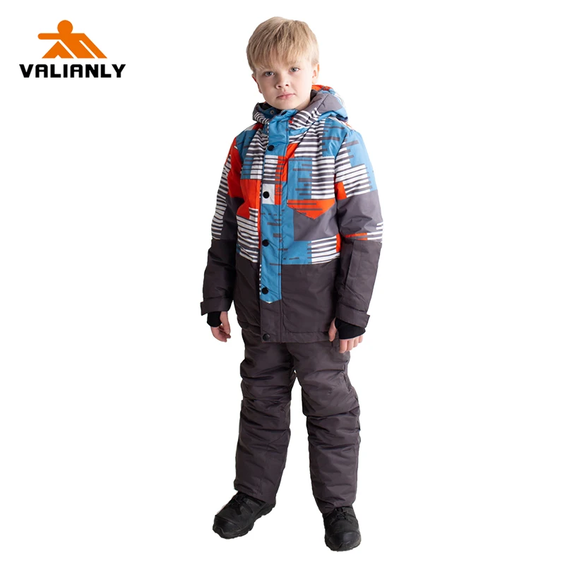 2019 Новинка детский зимний комбинезон для мальчиков зимние лыжные костюмы