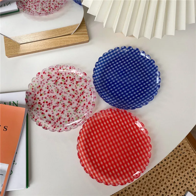 Small Flower Dessert Plate Lattice Cake Plate Striped Plastic Dishes Photo Props Decorative Plate Dinner Plates and Dishes
Small Flower Dessert Plate Lattice Cake Plate Striped Plastic Dishes Photo Props Decorative Plate Dinner Plates and Dishes