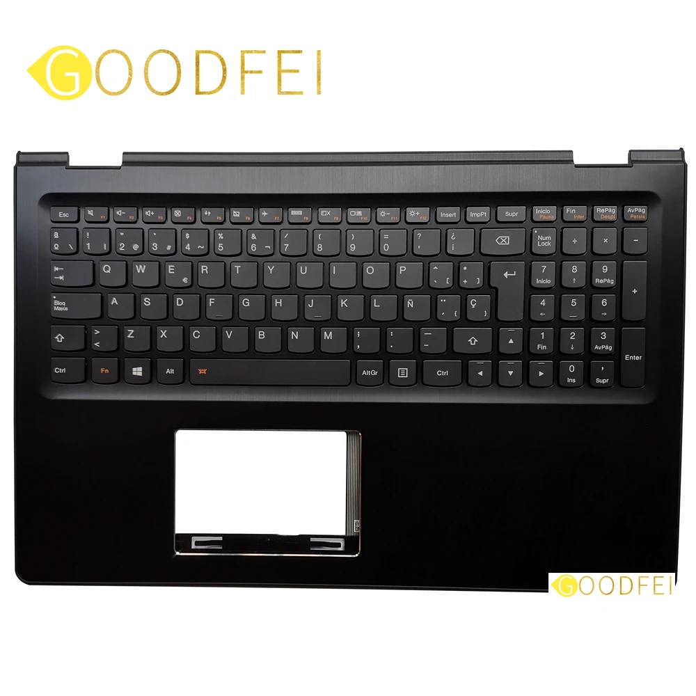 For Lenovo Flex3-15 Flex 3 15 1570 1580 YOGA 500-15 Palmrest Upper Case C Cover w/ Backlit Keyboard SP Spain Spanish 5CB0J34025
For Lenovo Flex3-15 Flex 3 15 1570 1580 YOGA 500-15 Palmrest Upper Case C Cover w/ Backlit Keyboard SP Spain Spanish 5CB0J34025