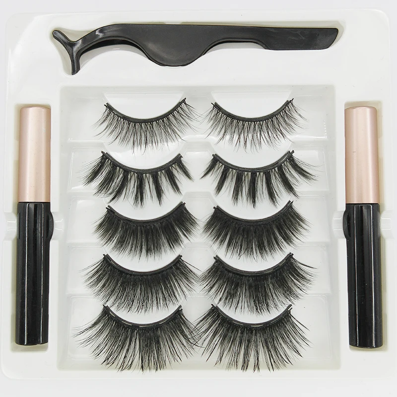 Magnetic Eyelashes Set With 2 Bottles Magnetic Liquid Eyeliner Clip & Tweezer Mink False Eyelashes Natural Eyelash Extension
Magnetic Eyelashes Set With 2 Bottles Magnetic Liquid Eyeliner Clip & Tweezer Mink False Eyelashes Natural Eyelash Extension