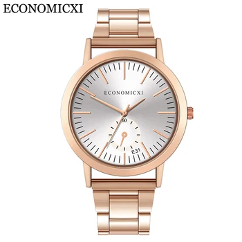 New Men Watches Brand Luxury Quartz Watch Stainless Steel Belt Wristwatch Fashion Business Male Clock Relojes Para Hombre E31-G
New Men Watches Brand Luxury Quartz Watch Stainless Steel Belt Wristwatch Fashion Business Male Clock Relojes Para Hombre E31-G