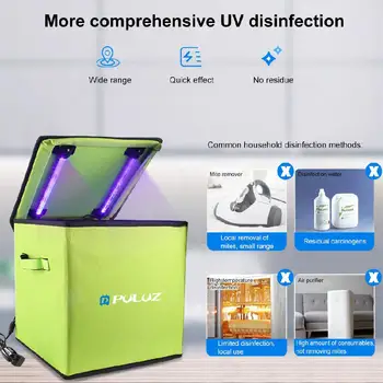Studyset 30cm UV Light Sterilizer Multifunctional Mini Sterilization Box Cell Phones Mask Comestic Tool Disinfection Machine
Studyset 30cm UV Light Sterilizer Multifunctional Mini Sterilization Box Cell Phones Mask Comestic Tool Disinfection Machine