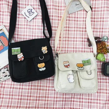 fashion women's small Canvas Messenger Bag Girl messenger bag ulzzang korean version ins student canvas bag female postman bag
fashion women's small Canvas Messenger Bag Girl messenger bag ulzzang korean version ins student canvas bag female postman bag