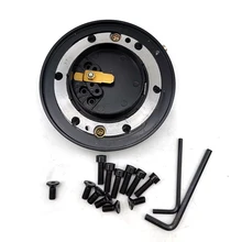 Car Black Steering Wheel Quick Release Hub Adapter Snap Off Boss Kit with screws
Car Black Steering Wheel Quick Release Hub Adapter Snap Off Boss Kit with screws