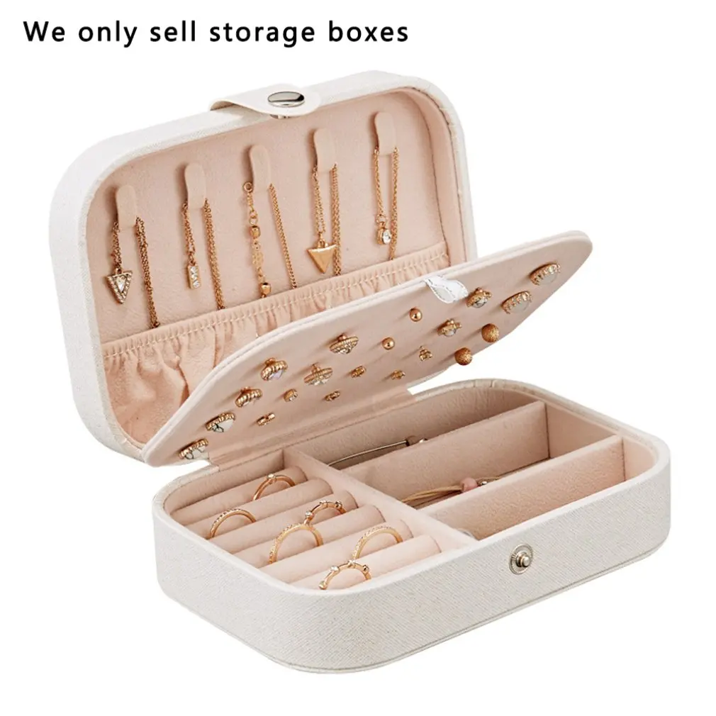 Korean Version Jewelry Box Earring Necklace Bracelet Storage Box Large Capacity Waterproof
Korean Version Jewelry Box Earring Necklace Bracelet Storage Box Large Capacity Waterproof