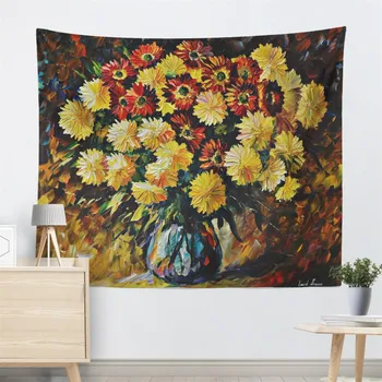 Bohemian Sunflower Oil Painting Tapestry 3D Printing Tapestrying Rectangular Home Decor Wall Hanging
Bohemian Sunflower Oil Painting Tapestry 3D Printing Tapestrying Rectangular Home Decor Wall Hanging