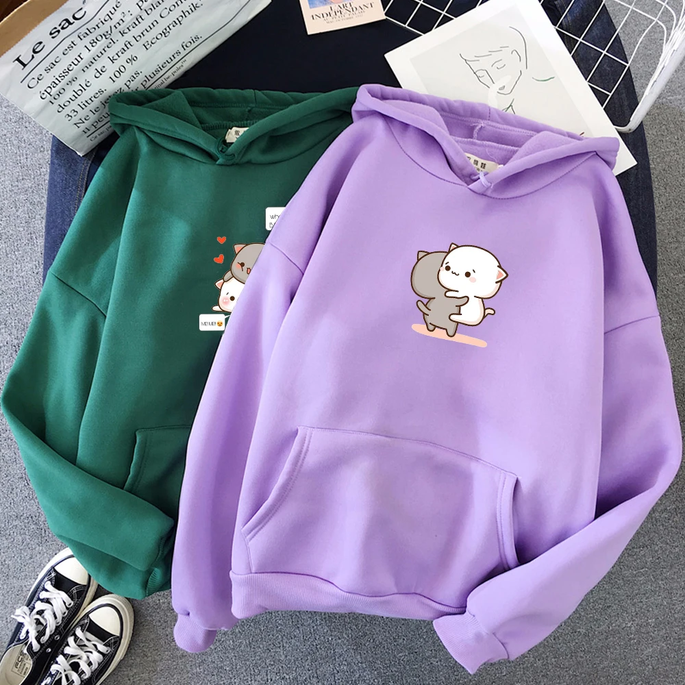 Winter Autumn Hoodies Kawaii Cute Print Pullovers Women Loose Long Sleeve Hooded Sweatshirts Leisure Harajuku Tops
Winter Autumn Hoodies Kawaii Cute Print Pullovers Women Loose Long Sleeve Hooded Sweatshirts Leisure Harajuku Tops