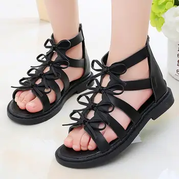 Summer Children's Sandals Korean Fashion Version Of The Hollow Girl Roman Sandals Open Toe High Help Sandals Non-slip Kids Shoes
Summer Children's Sandals Korean Fashion Version Of The Hollow Girl Roman Sandals Open Toe High Help Sandals Non-slip Kids Shoes