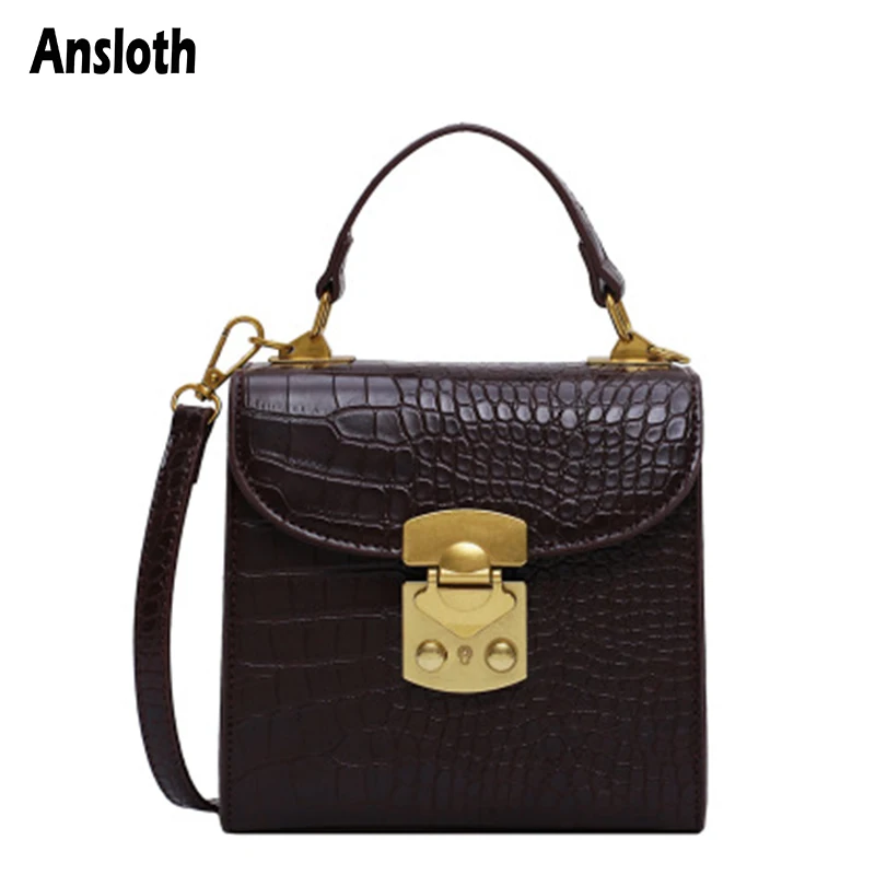 Ansloth Retro Stone pattern Shoulder Bags For Women PU Leather Handbags 2020 Autumn And Winter Fashion Mini Flap Bag Lady HPS984
Ansloth Retro Stone pattern Shoulder Bags For Women PU Leather Handbags 2020 Autumn And Winter Fashion Mini Flap Bag Lady HPS984