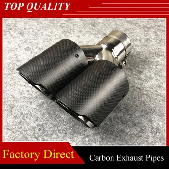 1 Pair Universal Car Styling Matte Carbon Fiber Exhaust End Tips Muffler Exhaust Pipe Tail For Car Accessories
1 Pair Universal Car Styling Matte Carbon Fiber Exhaust End Tips Muffler Exhaust Pipe Tail For Car Accessories