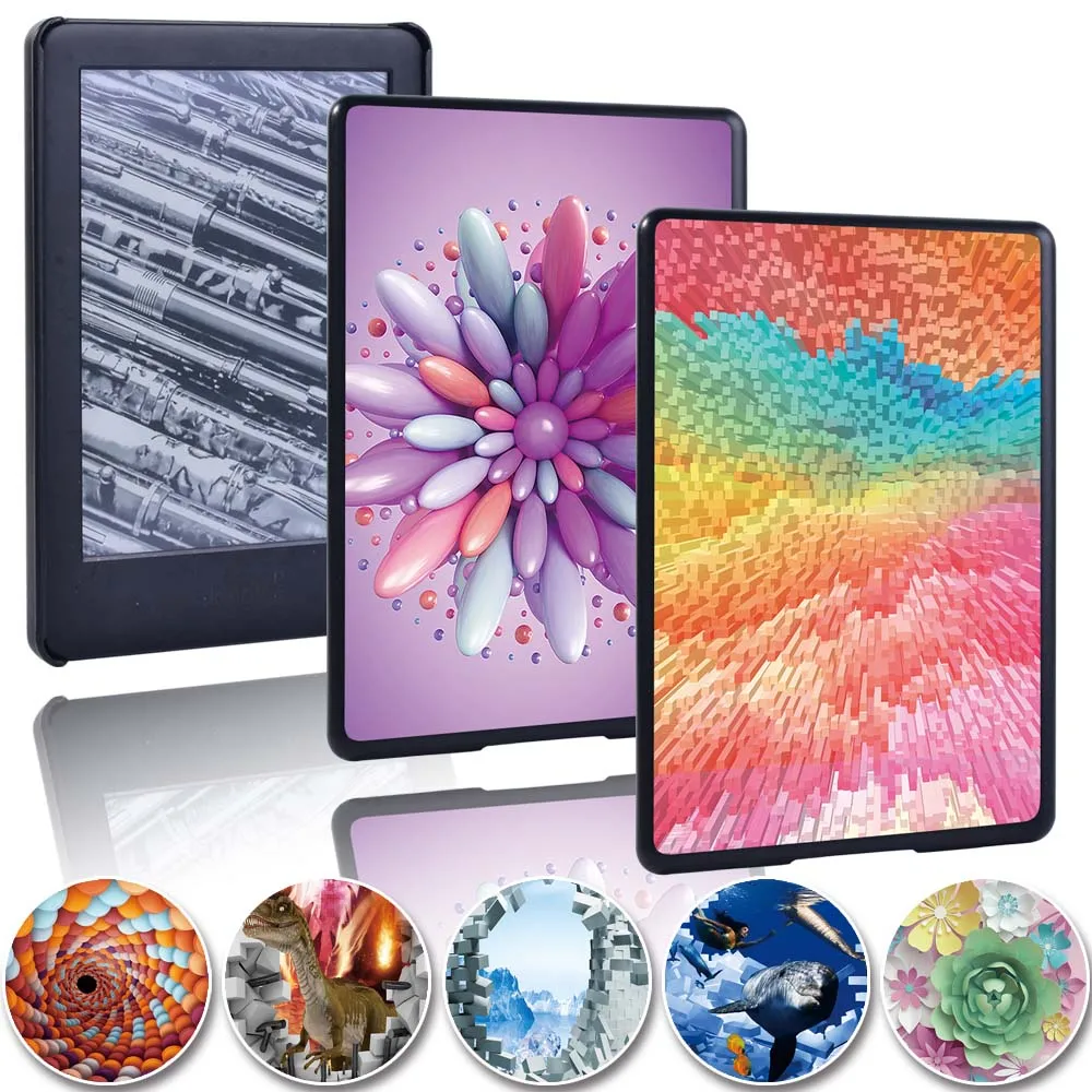 New 3D Pattern Series Back Cover for Amazon Kindle Paperwhite 1/2/3/4/Kindle(2019/2016) Anti-drop Hard Tablet Case 6 Inch
New 3D Pattern Series Back Cover for Amazon Kindle Paperwhite 1/2/3/4/Kindle(2019/2016) Anti-drop Hard Tablet Case 6 Inch