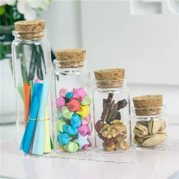 Mini Glass Bottle with Cork Stopper 20ml 50ml 65ml 90ml Empty Jars Vial Sweets Vanilla Pill Food Perfume Bottle Containers 12pcs
Mini Glass Bottle with Cork Stopper 20ml 50ml 65ml 90ml Empty Jars Vial Sweets Vanilla Pill Food Perfume Bottle Containers 12pcs