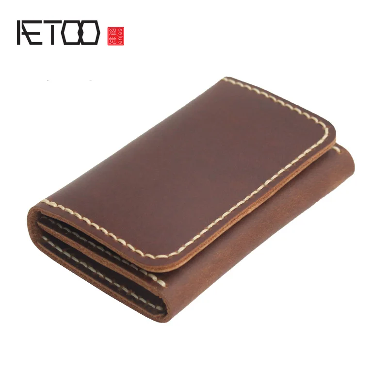 AETOO Mad Horseleather Handmade Business Card Clip, Leather Vintage Simple Card Bag, Large-capacity Multi-Function Coin Wallet
AETOO Mad Horseleather Handmade Business Card Clip, Leather Vintage Simple Card Bag, Large-capacity Multi-Function Coin Wallet
